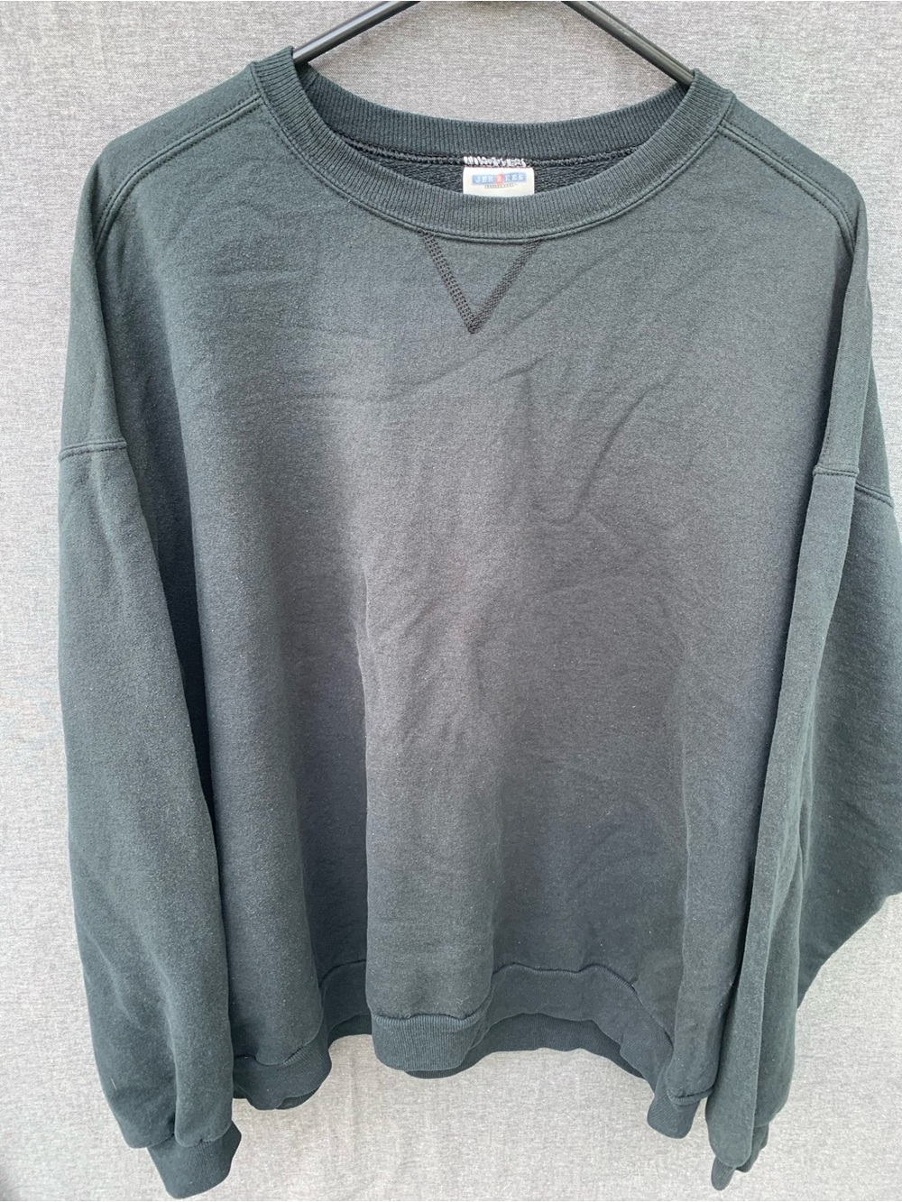 Vintage Blank Faded Crewneck Sweatshirt Adult 2X Jerzees Premium Fit 90s Sweater